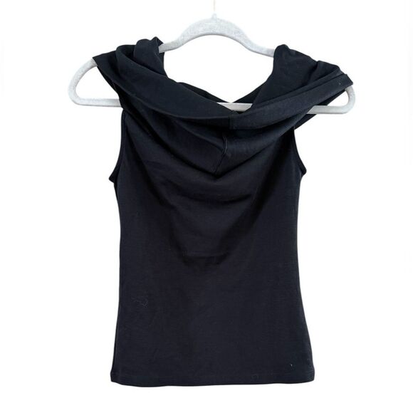 NWOT Zara size medium black knit top - Picture 3 of 8